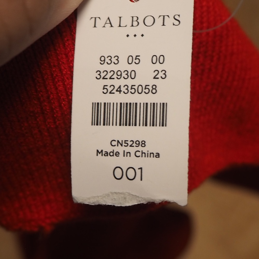 Talbots Ruffle Ribbed Knit Scarf- New With Tags- Winter Holiday Accessory - Picture 9 of 10